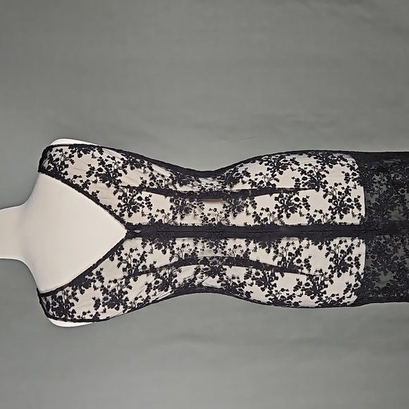 MADE IN CANADA Sheer lace full length dress - Picture 6 of 7